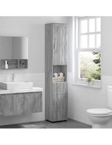 Mobile da Bagno TULUM Grigio sonoma 37 x 31.5 x 203 cm