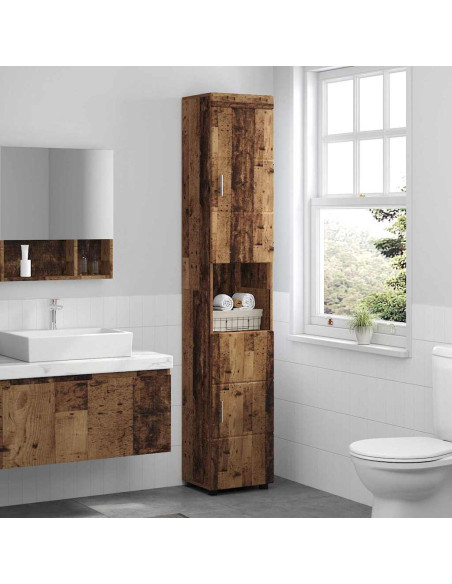 Mobile da Bagno TULUM Legno vecchio 37 x 31.5 x 203 cm