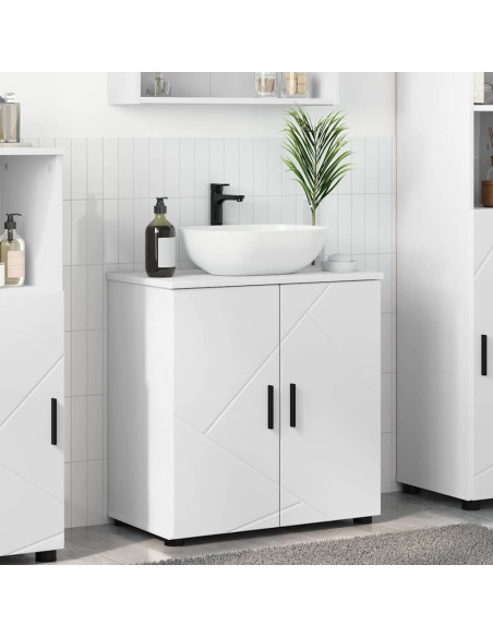 Mobile da Bagno Bianco 61 x 35 x 64 cm Legno multistrato