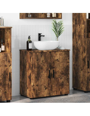 Mobile da Bagno Rovere fumo 61 x 35 x 64 cm Legno multistrato