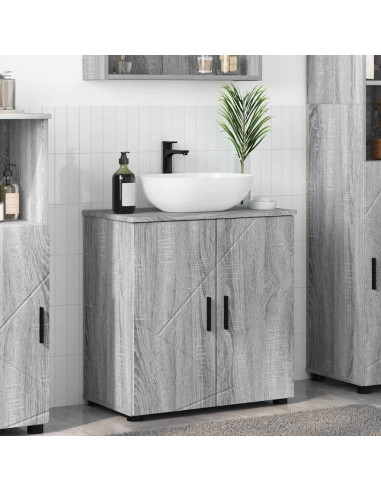 Mobile da Bagno Grigio sonoma 61 x 35 x 64 cm Legno multistrato