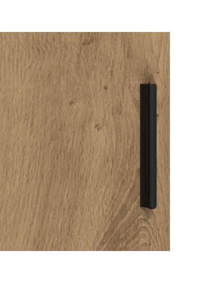 Mobile da Bagno con porta rovere artigianale 61 x 35 x 64 cm