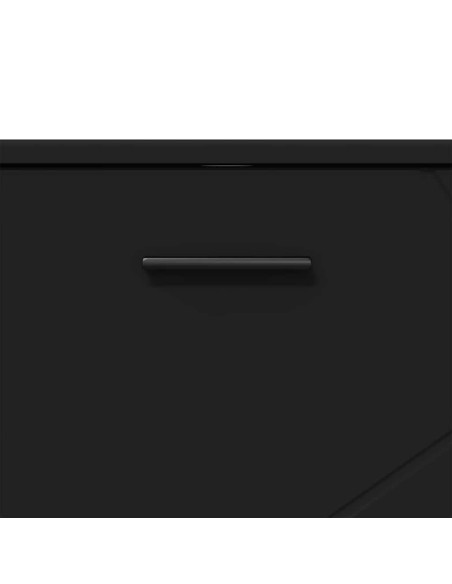 Mobile da Bagno Nero 76.5 x 35 x 64 cm Legno multistrato