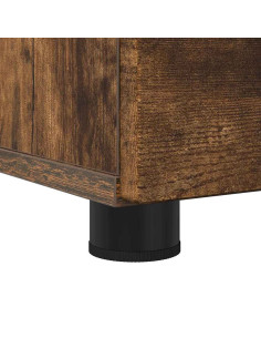 Mobile da Bagno Rovere fumo 76.5 x 35 x 64 cm Legno multistrato 2