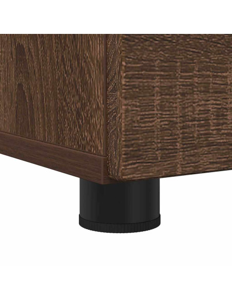 Mobile da Bagno con cassetto Rovere marrone 76.5 x 35 x 64 cm