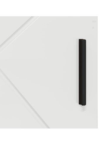 Mobile da Bagno Bianco lucido 60 x 35 x 80 cm Legno multistrato