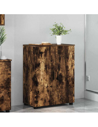 Mobile da Bagno Rovere fumo 60 x 35 x 80 cm Legno multistrato