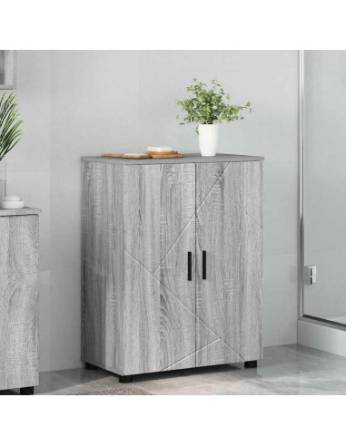 Mobile da Bagno Grigio sonoma 60 x 35 x 80 cm Legno multistrato