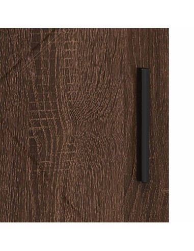 Mobile da Bagno con porta Rovere Marrone 60 x 35 x 80 cm