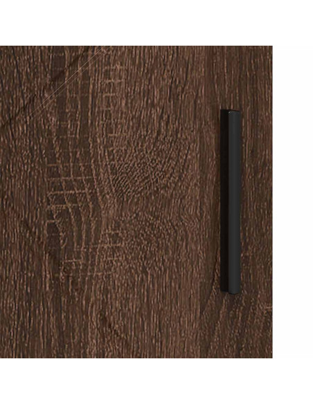Mobile da Bagno con porta Rovere Marrone 60 x 35 x 80 cm