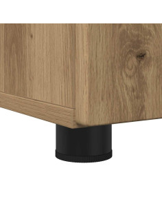 Mobile da Bagno con porta rovere artigianale 60 x 35 x 80 cm 2