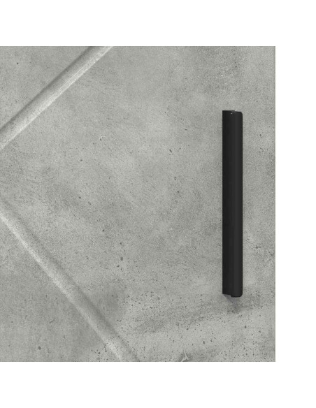 Mobile da Bagno con lo scaffale Grigio cemento 30 x 35 x 95 cm