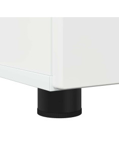 Mobile da Bagno Bianco lucido 30 x 35 x 95 cm Legno multistrato 2