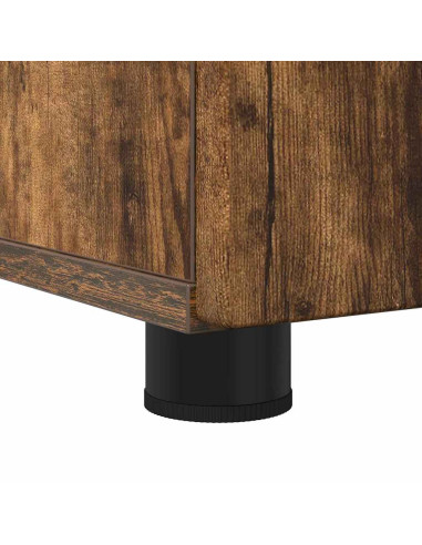 Mobile da Bagno Rovere fumo 30 x 35 x 95 cm Legno multistrato