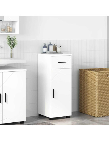Mobile da Bagno Bianco 30 x 35 x 80 cm Legno multistrato