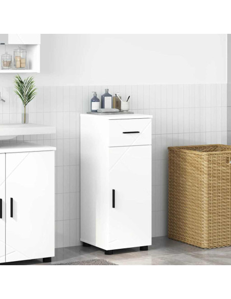 Mobile da Bagno Bianco 30 x 35 x 80 cm Legno multistrato