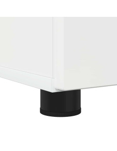 Mobile da Bagno Bianco lucido 30 x 35 x 80 cm Legno multistrato 2