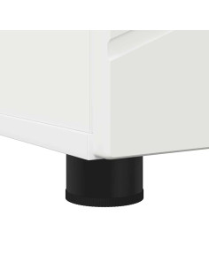 Mobiletto bagno alto Bianco 30 x 35 x 192 cm Legno multistrato 2