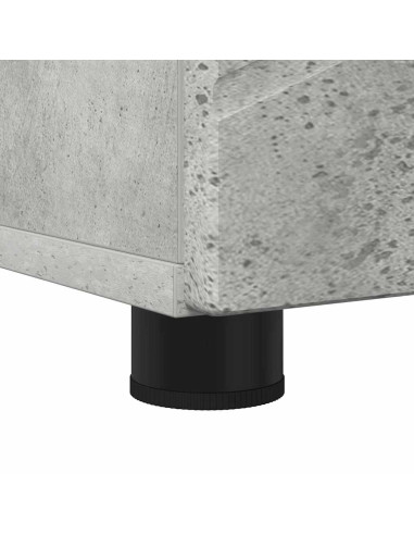 Mobiletto bagno alto con porta Grigio cemento 30 x 35 x 192 cm