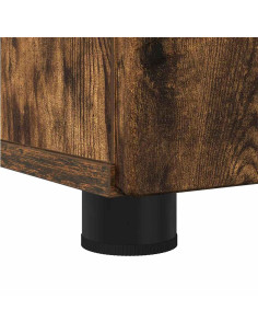 Mobiletto bagno alto con porta Rovere fumo 30 x 35 x 192 cm 2