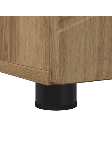 Mobiletto bagno alto rovere artigianale 30 x 35 x 192 cm