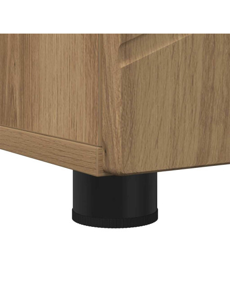 Mobiletto bagno alto rovere artigianale 30 x 35 x 192 cm