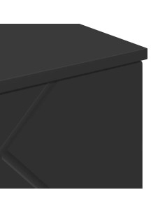 Mobile da Bagno Nero 30 x 31.5 x 61 cm Legno multistrato 2