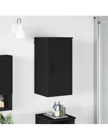 Mobile da Bagno Nero 30 x 31.5 x 61 cm Legno multistrato