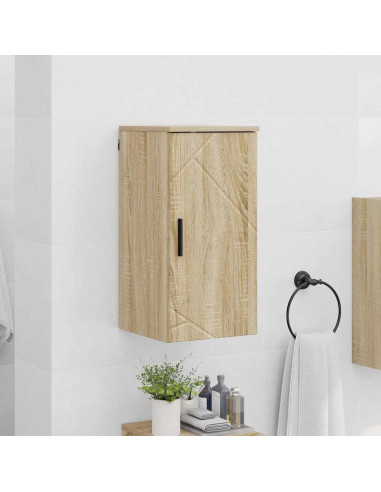 Mobile da Bagno con porta rovere sonoma 30 x 31.5 x 61 cm