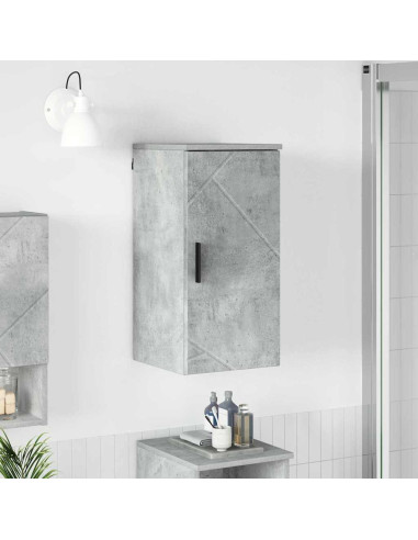 Mobile da Bagno con porta Grigio cemento 30 x 31.5 x 61 cm