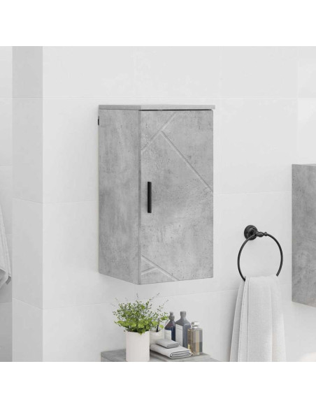 Mobile da Bagno con porta Grigio cemento 30 x 31.5 x 61 cm