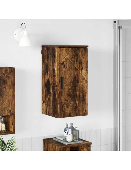 Mobile da Bagno Rovere fumo 30 x 31.5 x 61 cm Legno multistrato