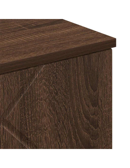 Mobile da Bagno con porta Rovere marrone 30 x 31.5 x 61 cm