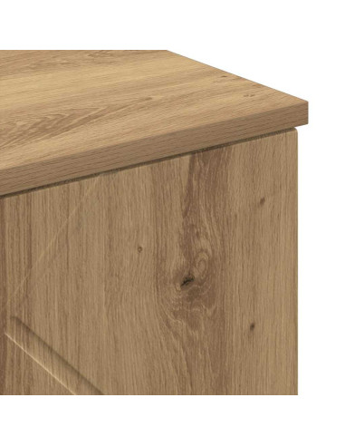 Mobile da Bagno con porta rovere artigianale 30 x 31.5 x 61 cm