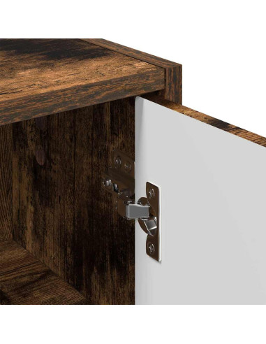 Mobile da Bagno Rovere fumo 39 x 23.5 x 65 cm Legno multistrato