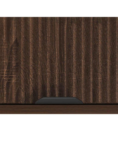 Mobile da Bagno con porta Rovere marrone 39 x 23.5 x 65 cm 2