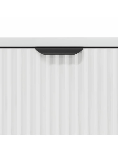 Mobile da Bagno con cassetto Bianco lucido 39.5 x 36 x 88 cm