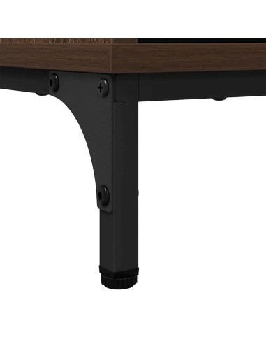 Mobile da Bagno con cassetto Rovere marrone 39.5 x 36 x 88 cm