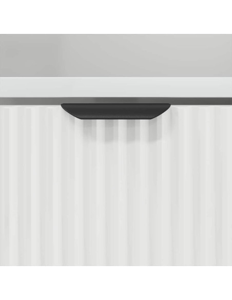 Mobiletto bagno alto con cassetto Bianco 31.5 x 33 x 190 cm