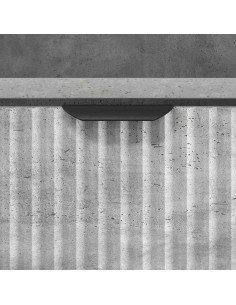 Mobiletto bagno alto Grigio cemento 31.5 x 33 x 190 cm 2