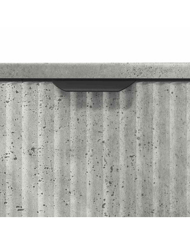 Armadio per Lavabo da Bagno Grigio cemento 60,5 x 33,5 x 61 cm