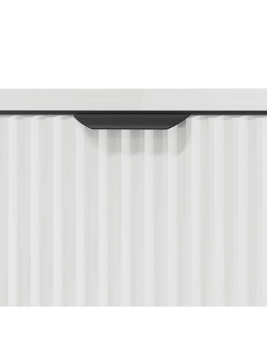 Armadio per Lavabo da Bagno Bianco lucido 60,5 x 33,5 x 61 cm