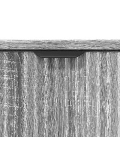 Armadio per Lavabo da Bagno Grigio sonoma 60,5 x 33,5 x 61 cm 2