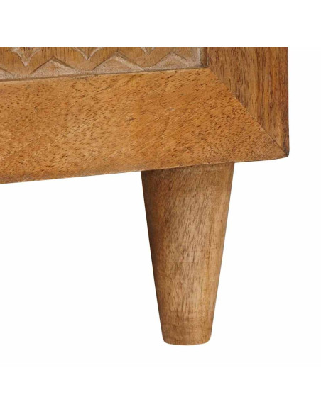 Mobile TV con cassetto Marrone chiaro 105 x 33 x 46 cm