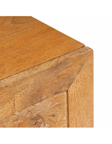 Mobile TV con lo scaffale Marrone chiaro 80 x 33 x 46 cm