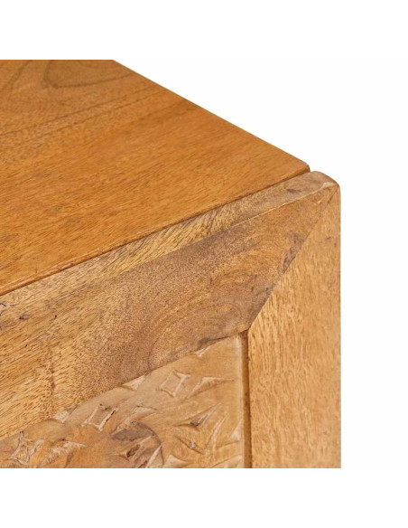 Mobile TV con lo scaffale Marrone chiaro 80 x 33 x 46 cm