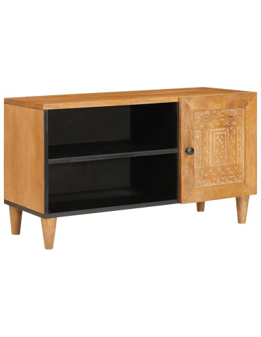 Mobile TV con lo scaffale Marrone chiaro 80 x 33 x 46 cm