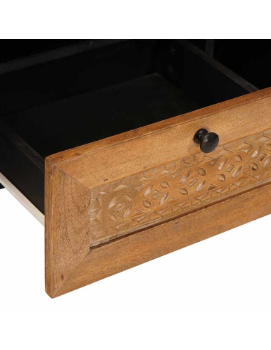 Mobile TV con cassetto Marrone chiaro 105 x 33 x 46 cm