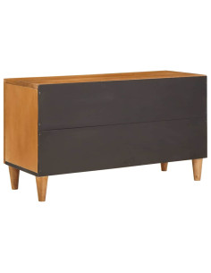 Mobile TV con cassetto Marrone chiaro 80 x 33 x 46 cm 2