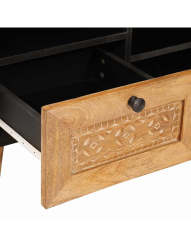 Mobile TV con cassetto Marrone chiaro 100 x 33 x 46 cm